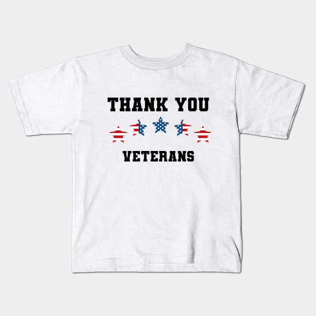 Veteran's Day Kids T-Shirt by Salsa's Creation